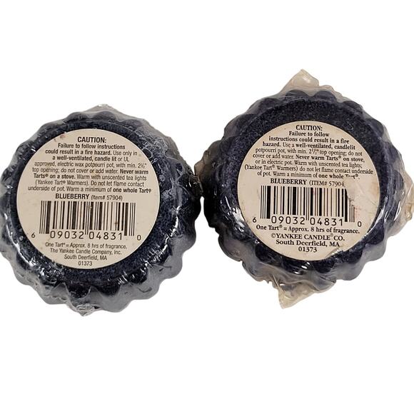 Yankee Candle Blueberry Wax Potpourri Tart 0.8oz Scented Melt (Lot of 2) - Picture 7 of 7